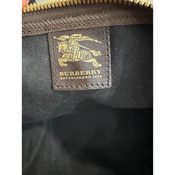 Burberry House Check Canvas/Leather Duffel Bag – Unused, Dust Bag Included - Picture 9 of 10